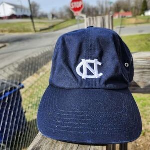 Navy Blue Baseball Cap with White Logo